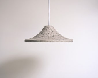 Vulcano Raw, LED lamp, Pendant light, Paper mache light, pendant lamp, Industrial light, Minimalist, Handmade