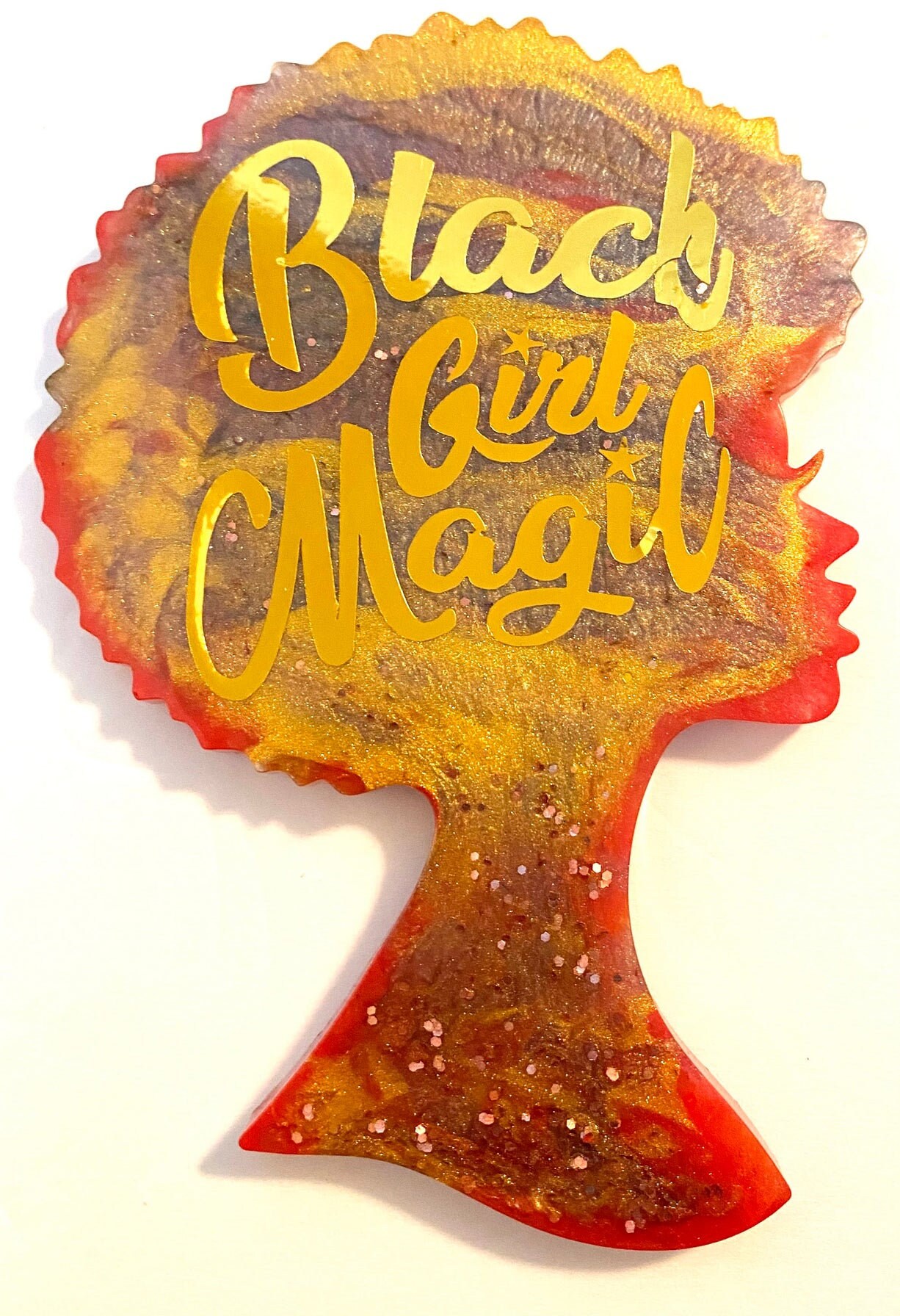 African American Hand Mirror, Bulk, Black Girl Magic Hand Held Mirrors, Mirrors for Her