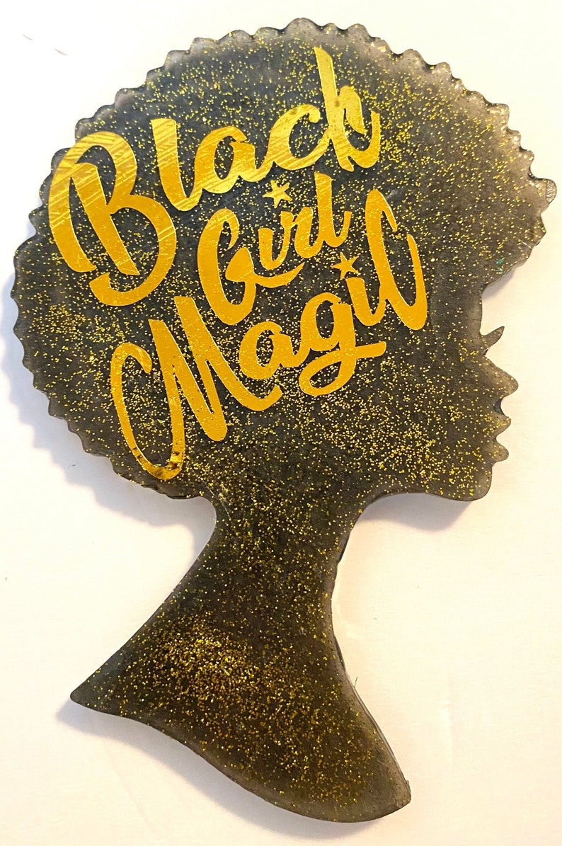 African American Hand Mirror, Bulk, Black Girl Magic Hand Held Mirrors