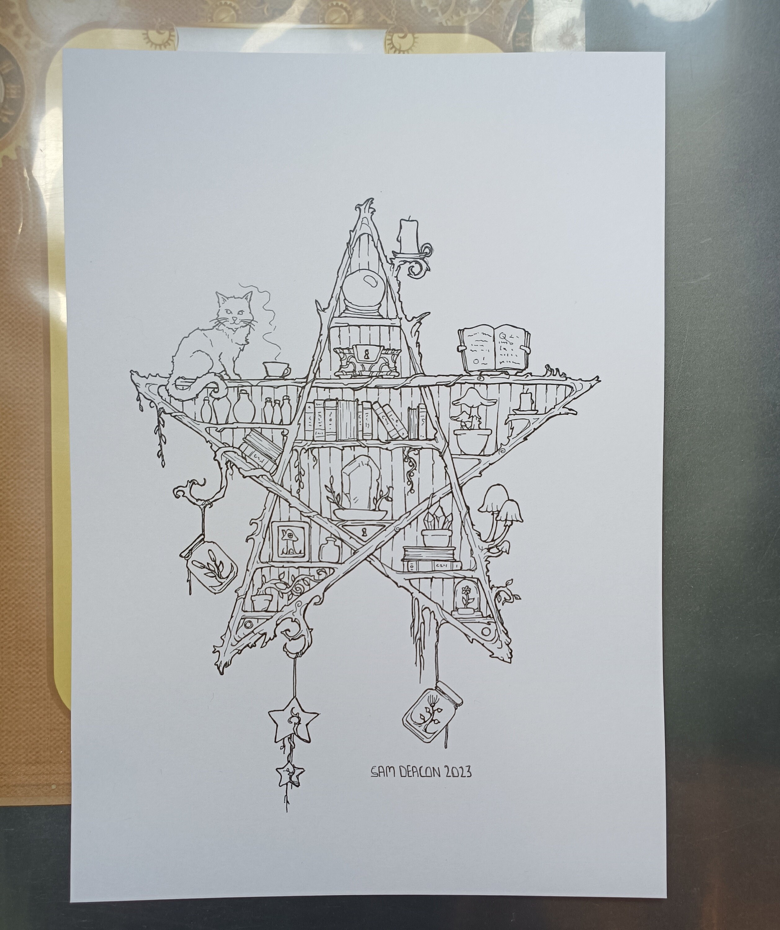 PRINT BUNDLE - Sun, Star and Moon Library Designs! - A4 Prints ...