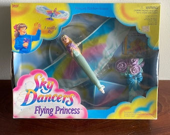 VINTAGE NOS 1995 Sky Dancers Flying Princess Toy Princess Rainbow Breeze Etsy