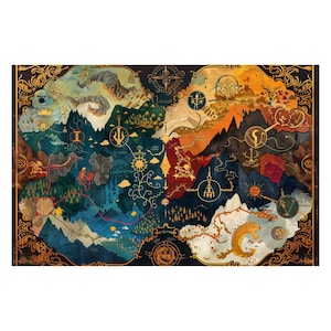 Mittelerde Holzpuzzle | Jigsaw Tolkiens inspiriertes „Realm of Legends“