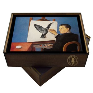 Magical Magritte: Puzzle in legno chiaroveggenza / Regali intuizione