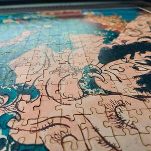 Jan van Eyck The Last Judgment Wooden Jigsaw Puzzle - Northern Renaissance, Biblical Apocalypse Scene image 11