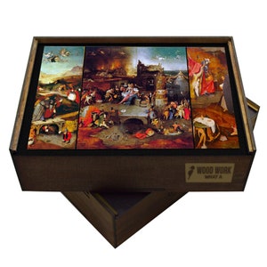 Bosch Wooden Puzzle | Temptation of Saint Anthony | Adult Jigsaw Puzzle | Fine Art