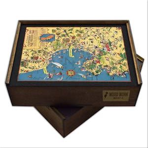 Historical Map of England & Wales – Wooden Jigsaw Puzzle - Etsy