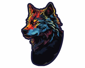 Black Wolf Puzzle: Wooden Jigsaw with Animal Totem Design