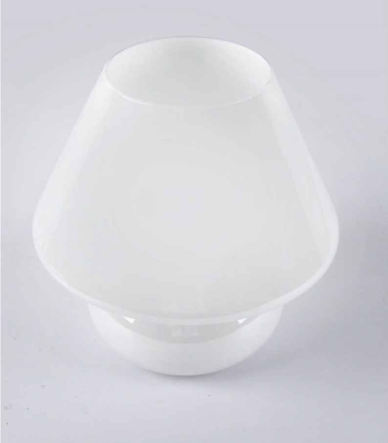 MULTICOLOR 70s Murano style Glass Mushroom Lamp Bedside Table Etsy