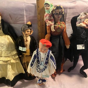 antique dolls from collectors estate- representing other countries
