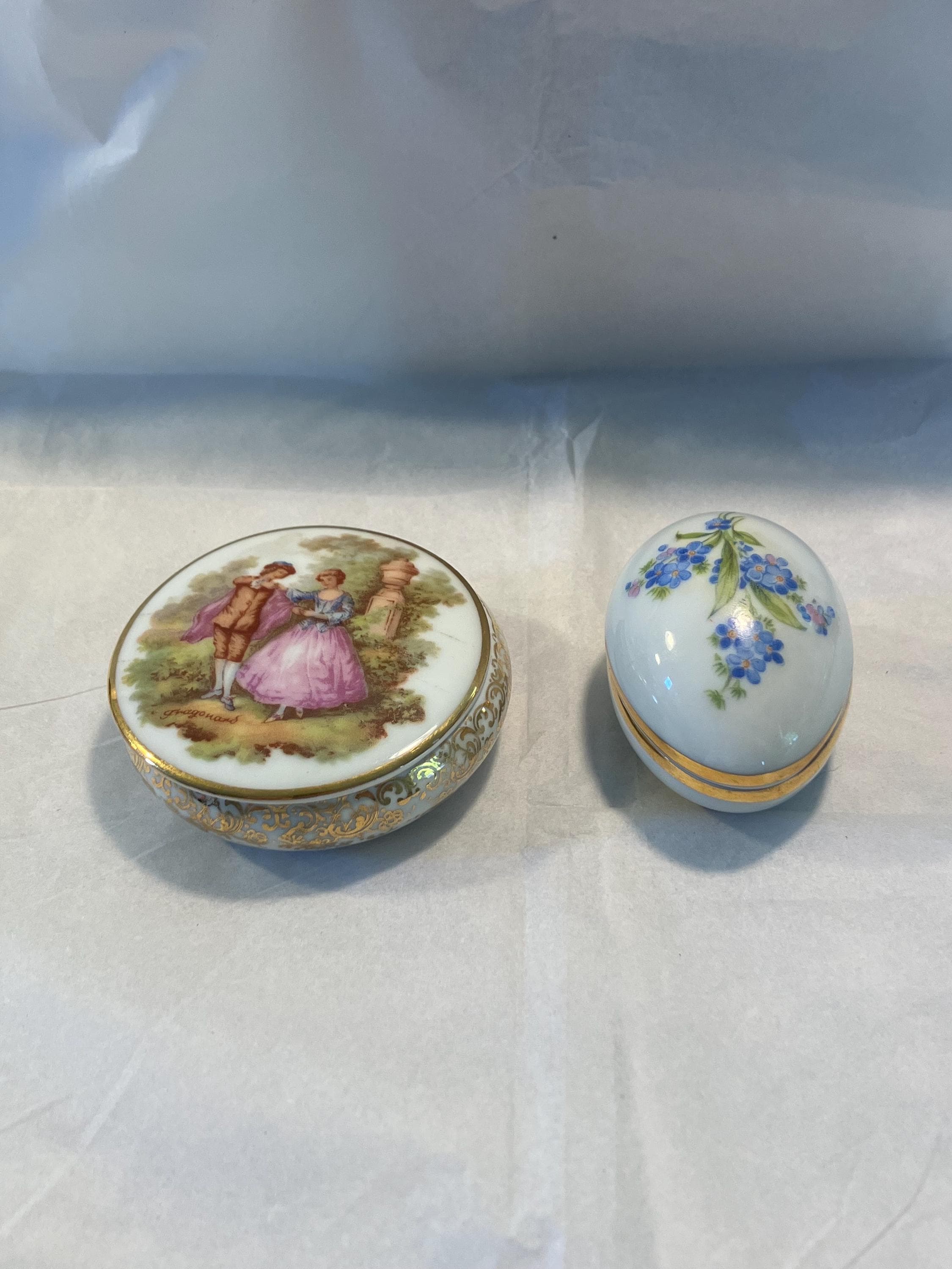 Blue Limoges Box - Etsy