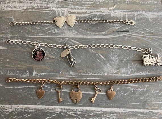 Vintage unique charm bracelets - image 1