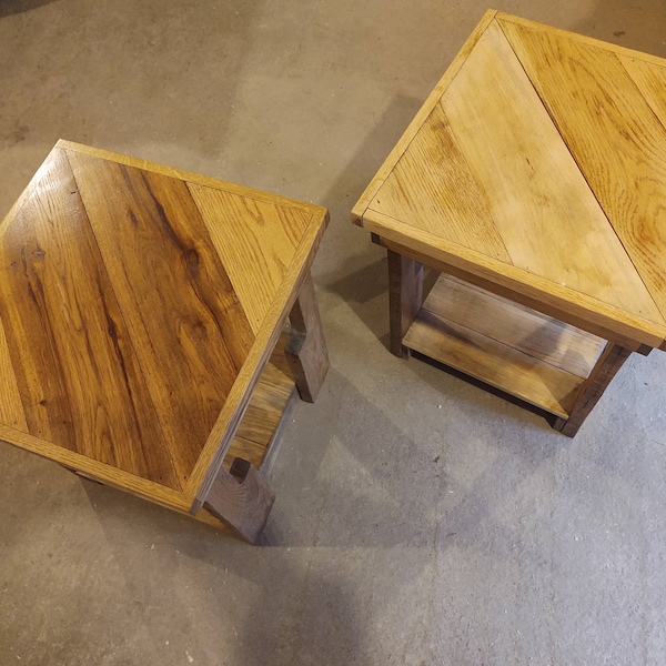 This coffee table is made from repurposed pallet wood.