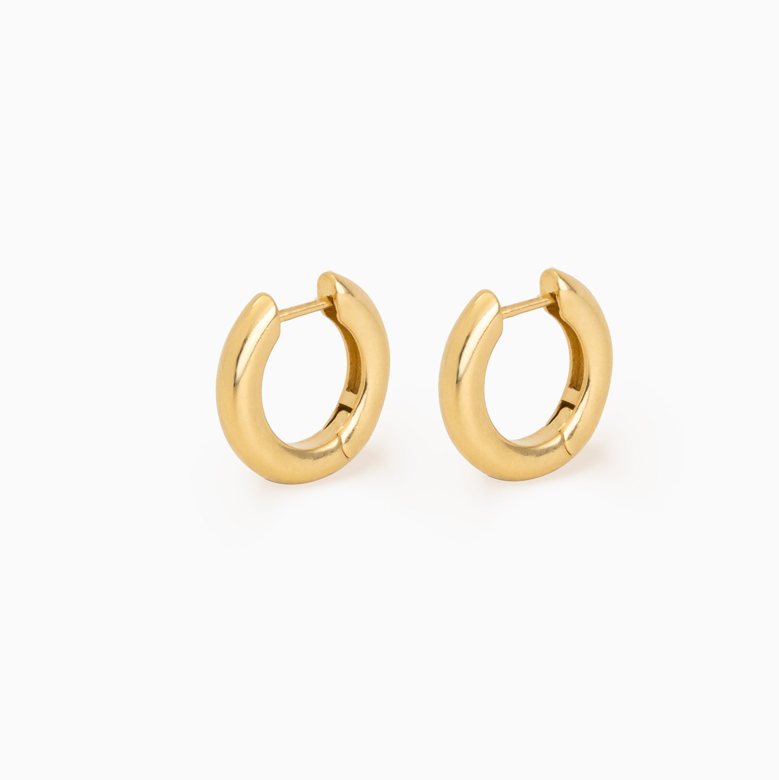 CLAIRE Mini Hoops Gold Earrings Hoop Earrings Hoops 18k - Etsy