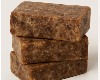 Savon noir africain naturel et authentique  - Du Nigéria - Soin peau/ Visage - Raw, Organic, Authentic African Black Soap