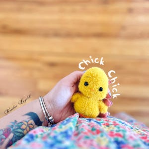 Crochet chick amigurumi english pattern