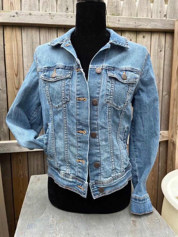 Grease the Poles Adult S Denim Jacket UK