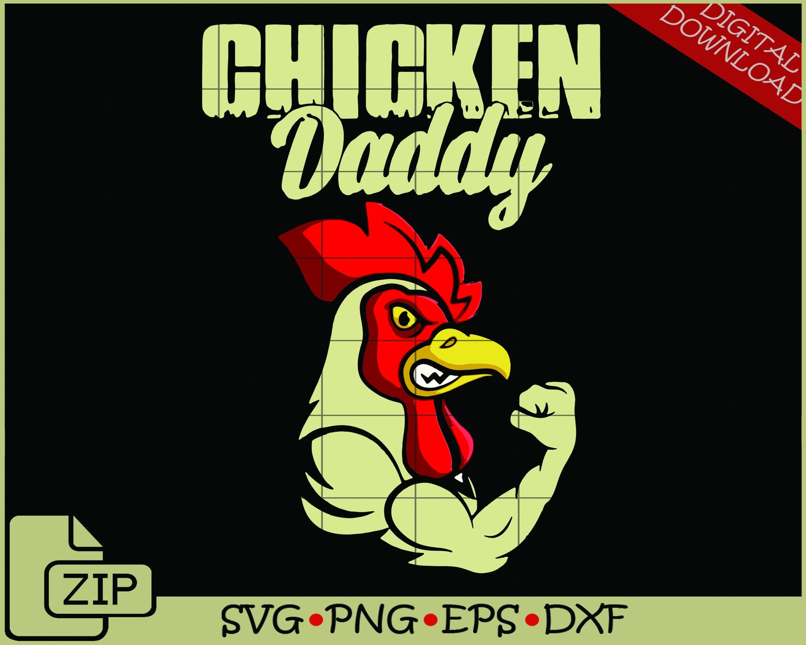 Chicken Daddy Chicken Dad Farmer Poultry Farmer Fathers Day Etsy