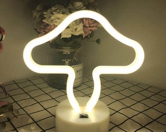 Mushroom Neon Light Lamp | Neon Sign light | Neon light Lamp | Neon Decor | Neon Sign for Wedding | Neon Sign for Room | Neon Animal