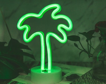 Coconut Tree Neon Light Lamp | Neon Sign light | Neon light Lamp | Neon Decor | Neon Sign for Wedding | Neon Sign for Room | Neon Animal