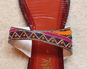 Indian and Pakistani Jutti Shoes Embroidered