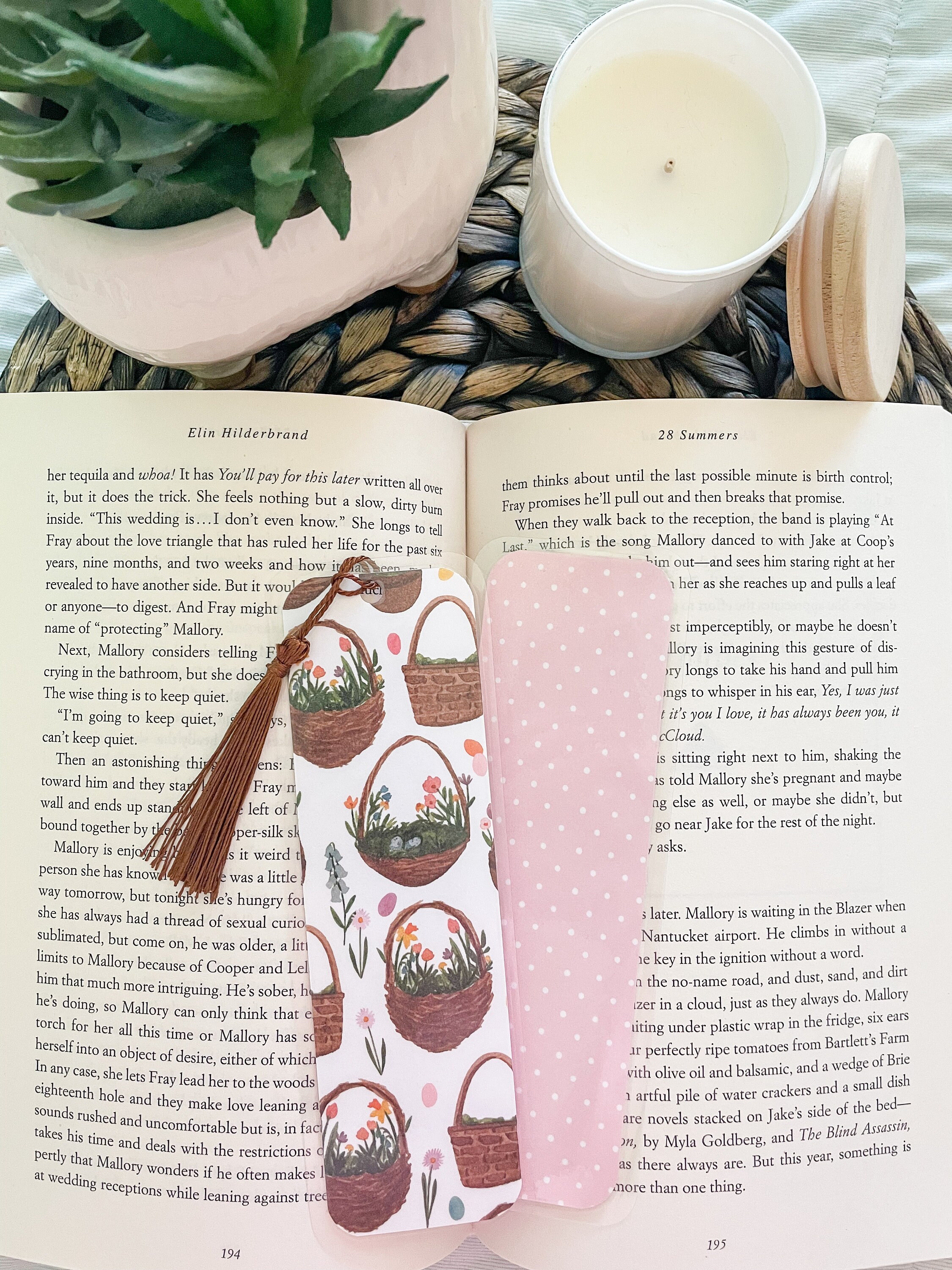 Springtime Easter Delights Bookmarks - Double-sided Laminated Easter ...