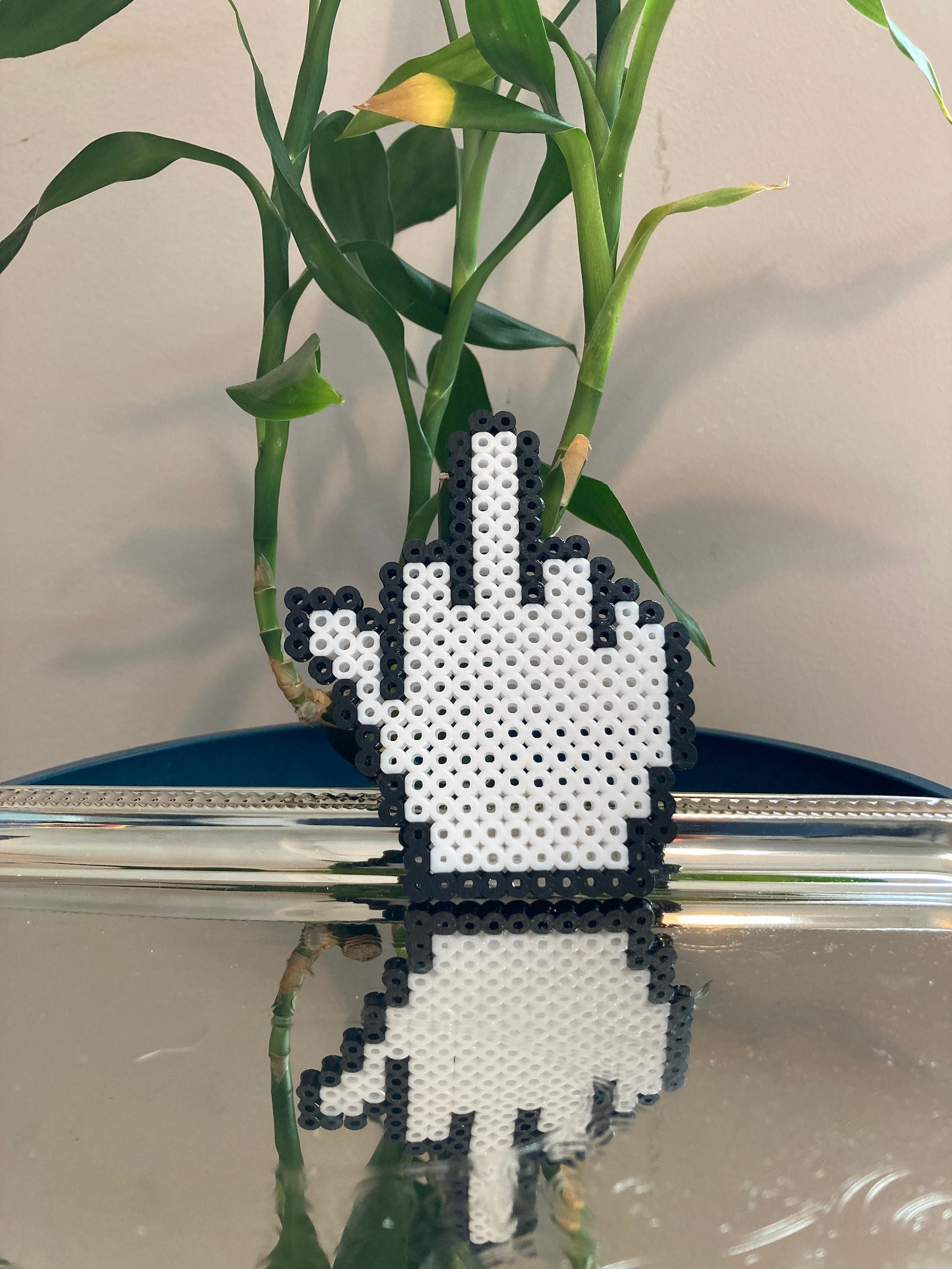 Middle Finger Computer Cursor Perler Bead Figure - Etsy