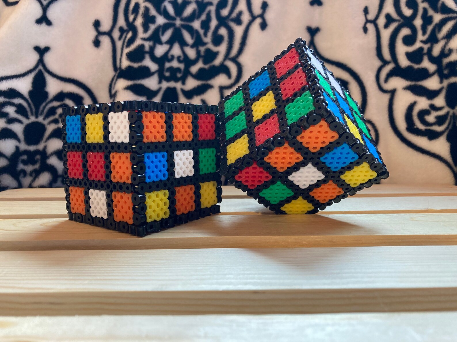 3D Perler Bead Rubiks Cube Etsy