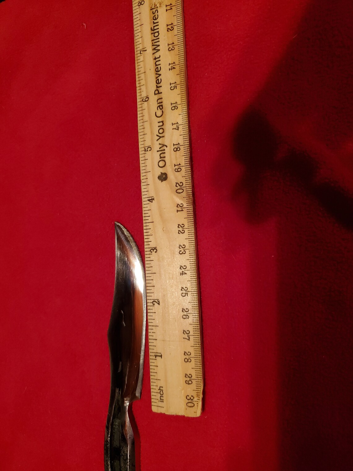 Hand Horseshoe Knife with Leather Sheath Etsy