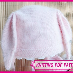 Knitting pattern baby bunny hat, Easy Pattern, Knitting pattern for baby