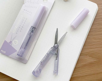 Slim Pocket Scissors - Clear Lavender