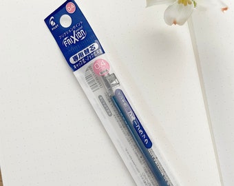 Pilot Frixion Point Knock Gel Pen Refill - Erasable Blue Black Ink -  0.4mm - Fine tip - 1 pc