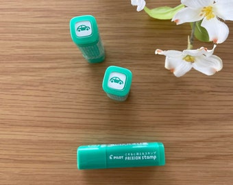 Pilot Frixion Mini Planner Stamp - Green Car - 1 pc