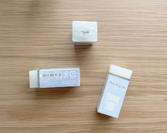 Eraser - White Bear - Semi-Transparent - 1 pc