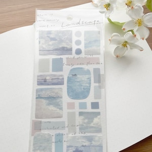 Journal Mindwave Sticker - Landscape - Morning Calm  - 1 pc