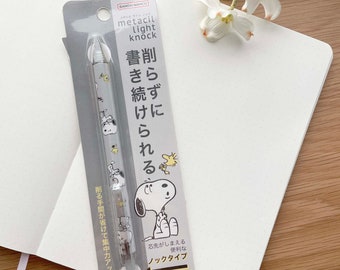 Metacil Light Knock Pencil - Snoopy and Woodstock - 1 pc