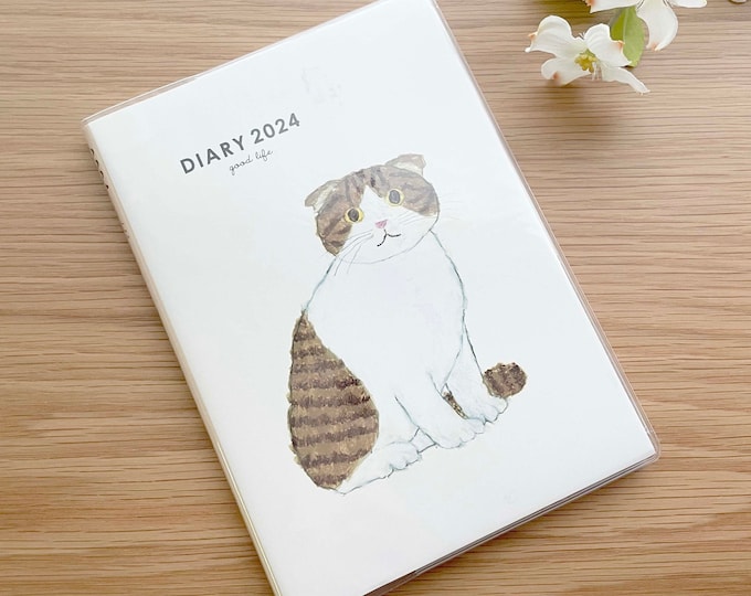2024 B6 Yusuke Yonezu Cat Diary Planner / Calendar Soft Cover 1 Pc Etsy