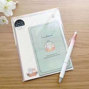Letter Set Pack - Tiny Kittens - Basket - 1 pc