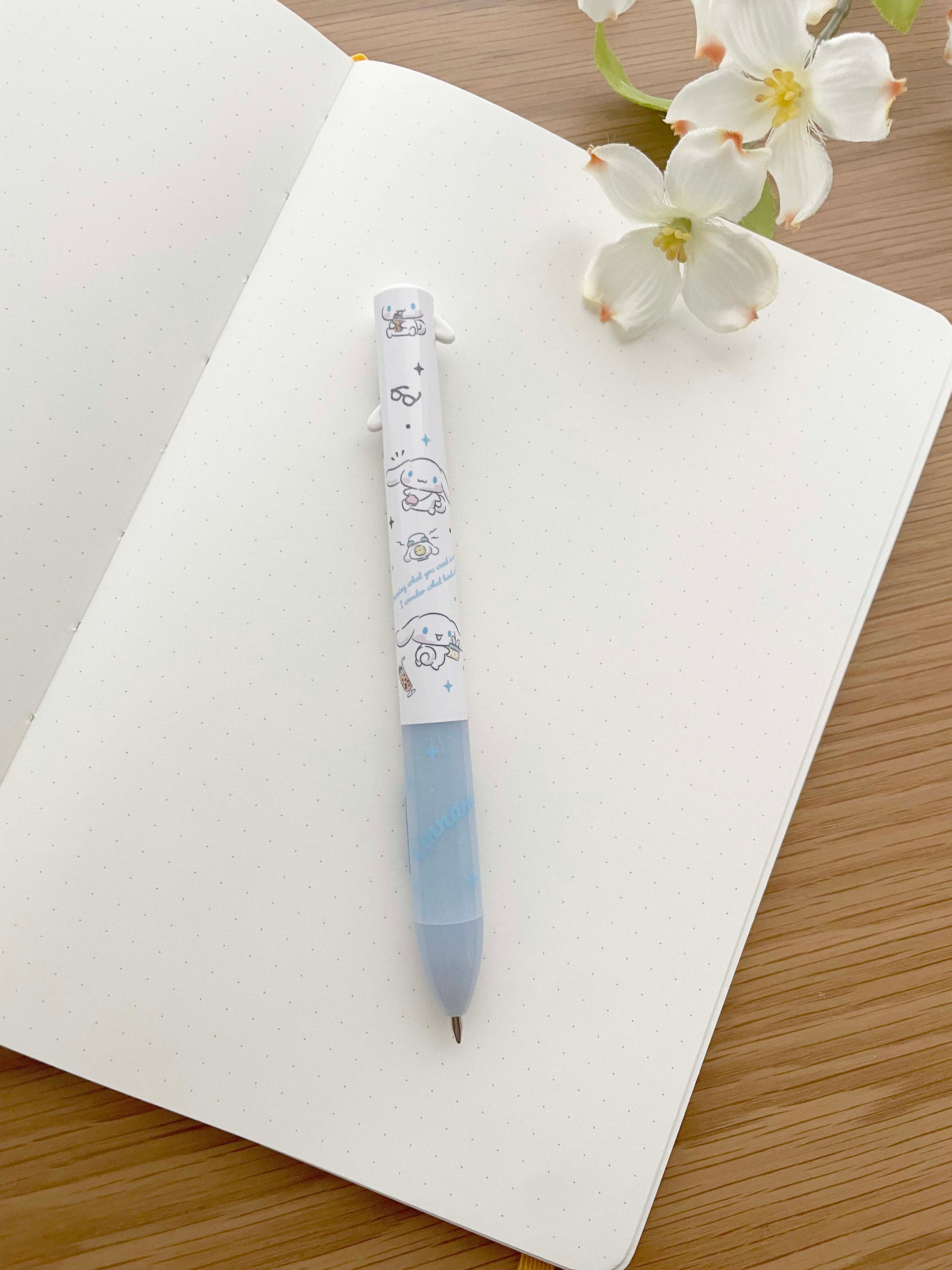 2 Color Mimi Ballpoint Ink Pen - Cinnamoroll Dog Character - 1 Pc