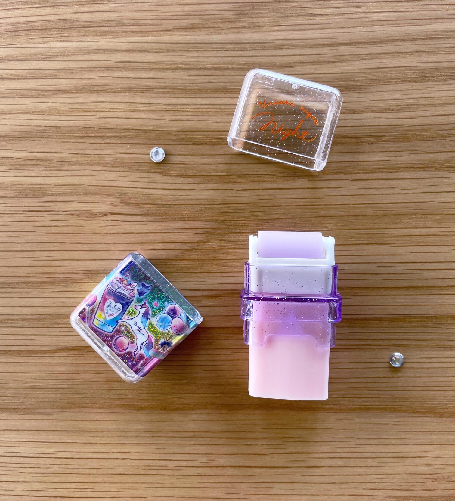 Scented Roller Eraser Trio Set Unicorn and Panda Etsy