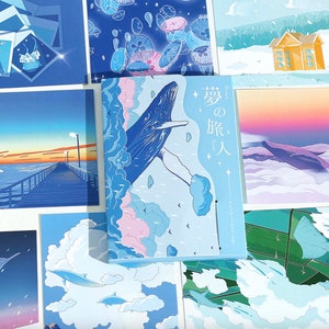 Postcard Set - Dream Traveler - 1 Set of 16 pcs