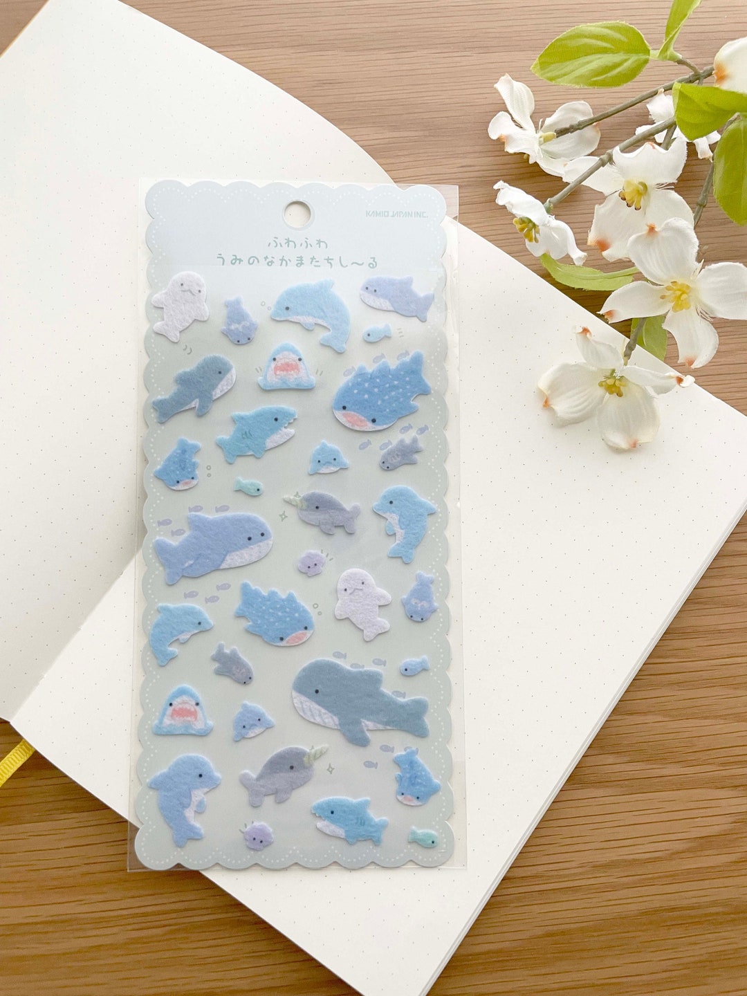 Sea Friends Felt Soft Sticker - Sea Animals - 1 Sheet - Etsy