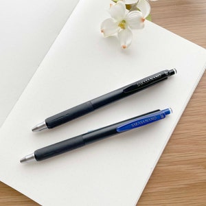 Sarasa Nano Clip Gel Pen Duo Set - 0.38mm Retractable - Black and Blue Ink Pens - 1 set
