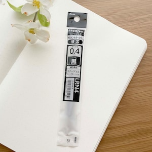 Pentel EnerGel XLRN4 Needle Point Gel Pen Ink Refill, 0.4mm Black Ink - 1 pc