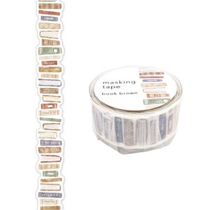 Mindwave Washi Tape - Die Cut - Vintage Books - 1 pc