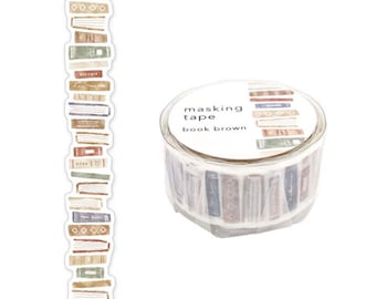 Mindwave Washi Tape - Die Cut - Vintage Books - 1 pc