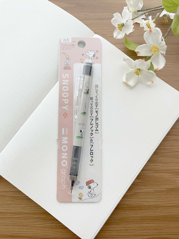 Tombow MONO Graph Mechanical Pencil 0.5mm - Snoopy and Woodstock - 1 pc