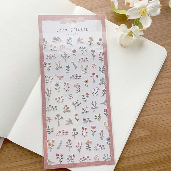 Journal Mindwave Sticker - Cozy - Mini Flowers- 1 pc