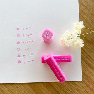 Mini tampon pour agenda Frixion de Pilot - Fleur de cerisier rose Sakura