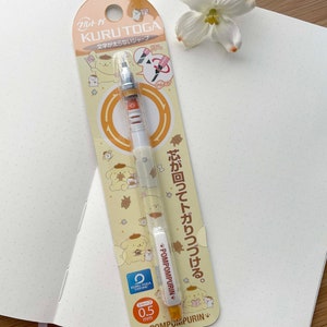 Kuru Toga Mechanical 0.5mm Pencil - Purin Dog with Friends - 1 pc