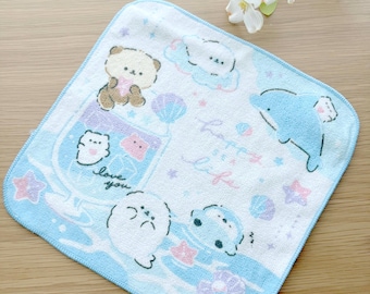 Petite Cotton towel - Happy Sea Life  -1 pc